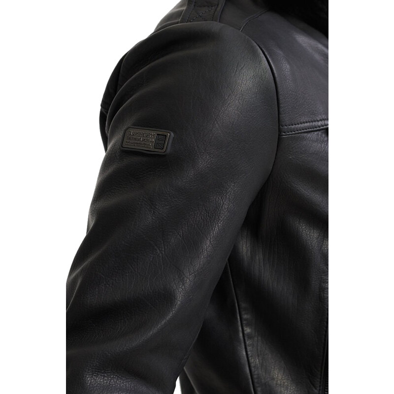 SUPERDRY ICON BRAD LEATHER JACKET ΑΝΔΡΙΚΟ M5000053A-02A