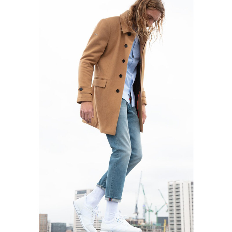 Edit wool cheap car coat superdry