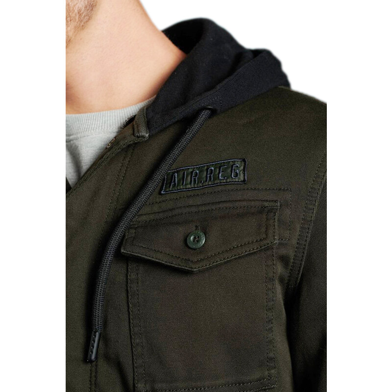 SUPERDRY CORE MILITARY PATCHED OVERSHIRT ΑΝΔΡIKO ME ΚΟΥΚΟΥΛΑ M4010061A-43E