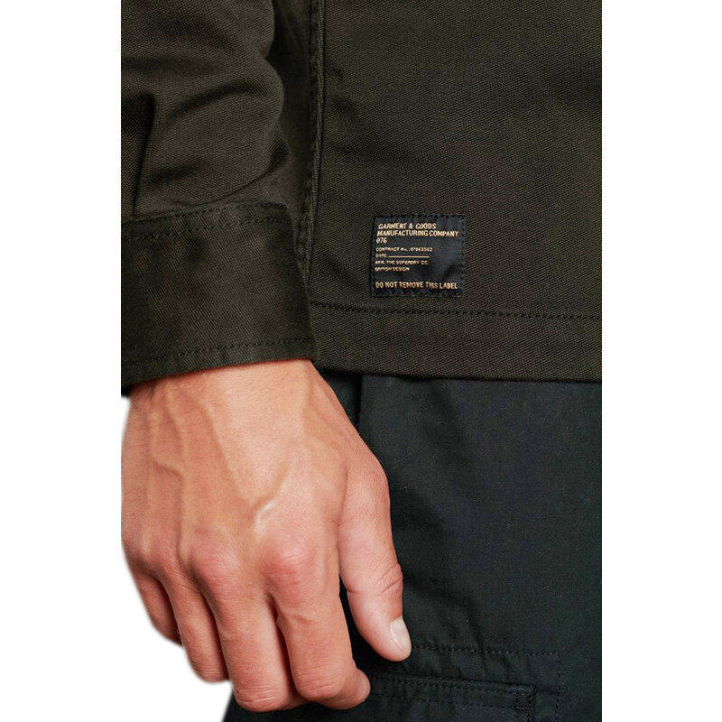 SUPERDRY CORE MILITARY PATCHED OVERSHIRT ΑΝΔΡIKO ME ΚΟΥΚΟΥΛΑ M4010061A-43E