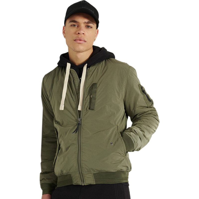 SUPERDRY NEW MILITARY BOMBER ΜΠΟΥΦΑΝ ΑΝΔΡIKO M5010799A-03O