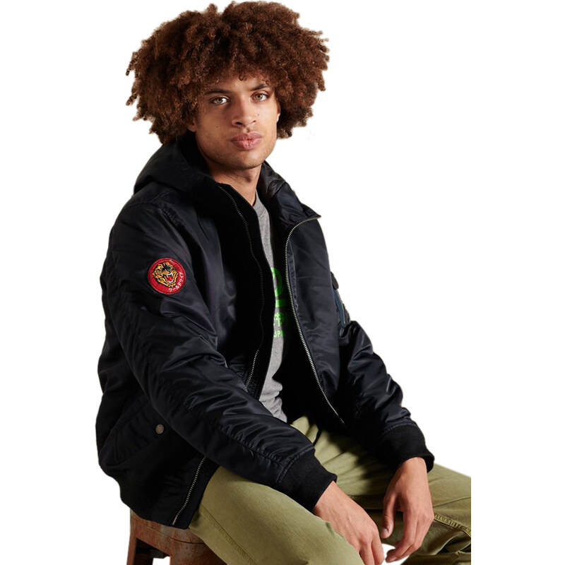 SUPERDRY MA1 HOODED BOMBER ΜΠΟΥΦΑΝ ΑΝΔΡIKO M5011126A-98T