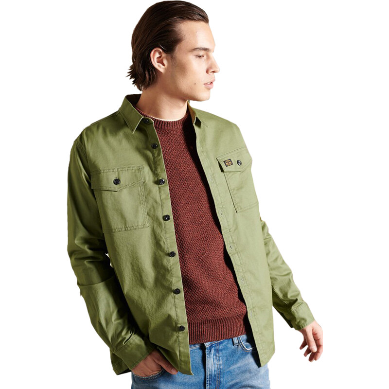 SUPERDRY TWILL MILLER OVERSHIRT ΑΝΔΡIKO M4010464A-ZTV