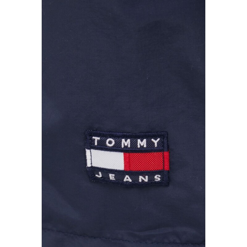 Μπουφάν Tommy Jeans ανδρικό, χρώμα: ναυτικό μπλε,