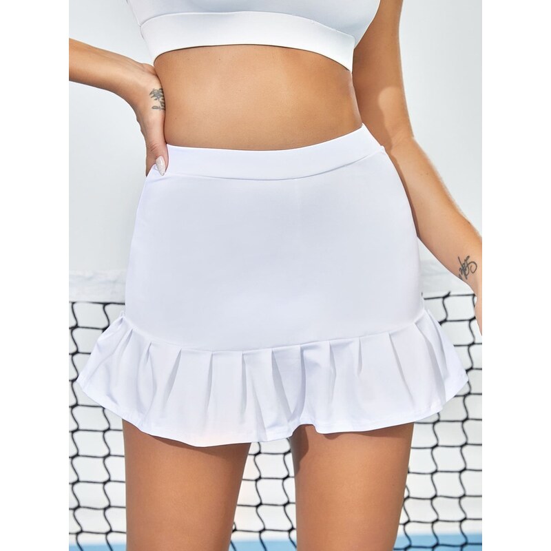 OEM Αθλητική φούστα λευκή white