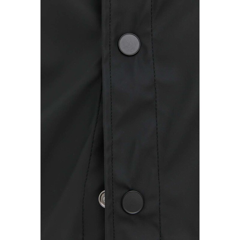 Μπουφάν Rains 12010 Jacket χρώμα: μαύρο,