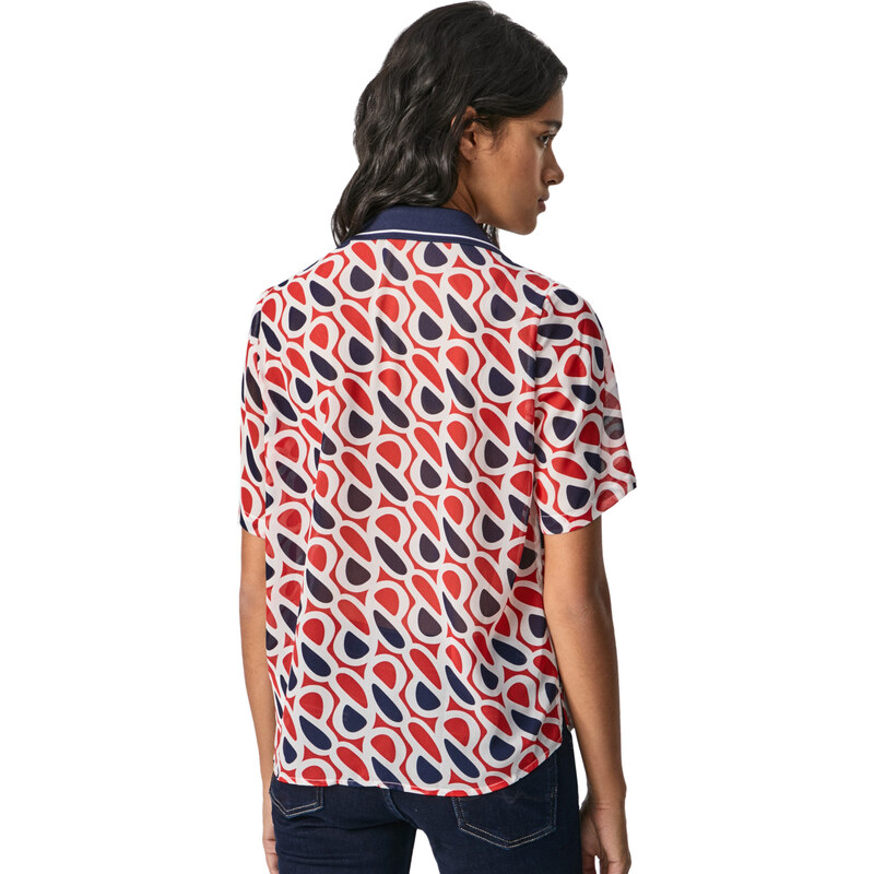 PEPE JEANS 'LENA' PRINTED ΠΟΥΚΑΜΙΣΟ ΓΥΝΑΙΚEIO PL304229-0AA