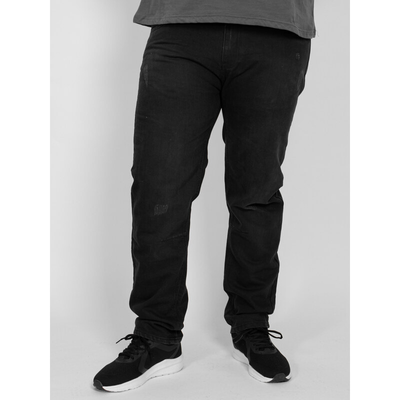 Double Ανδρικό Jean Plus Size - Μαύρο