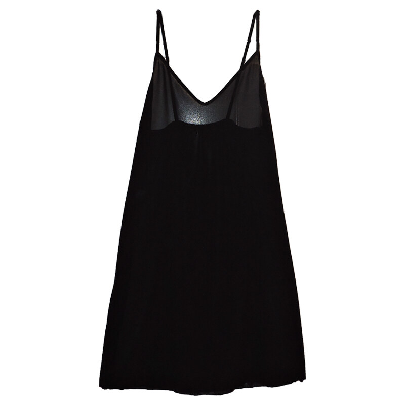Please-Imperial Μαύρο Φόρεμα με διαφάνειες