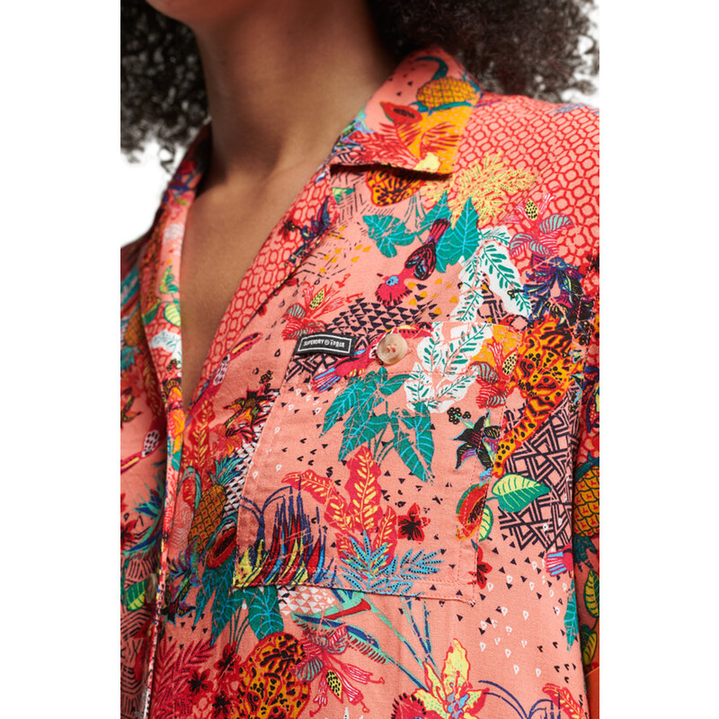 SUPERDRY VINTAGE RESORT ΠΟΥΚΑΜΙΣΟ ΓΥΝΑΙΚEIO W4010285A-6WO