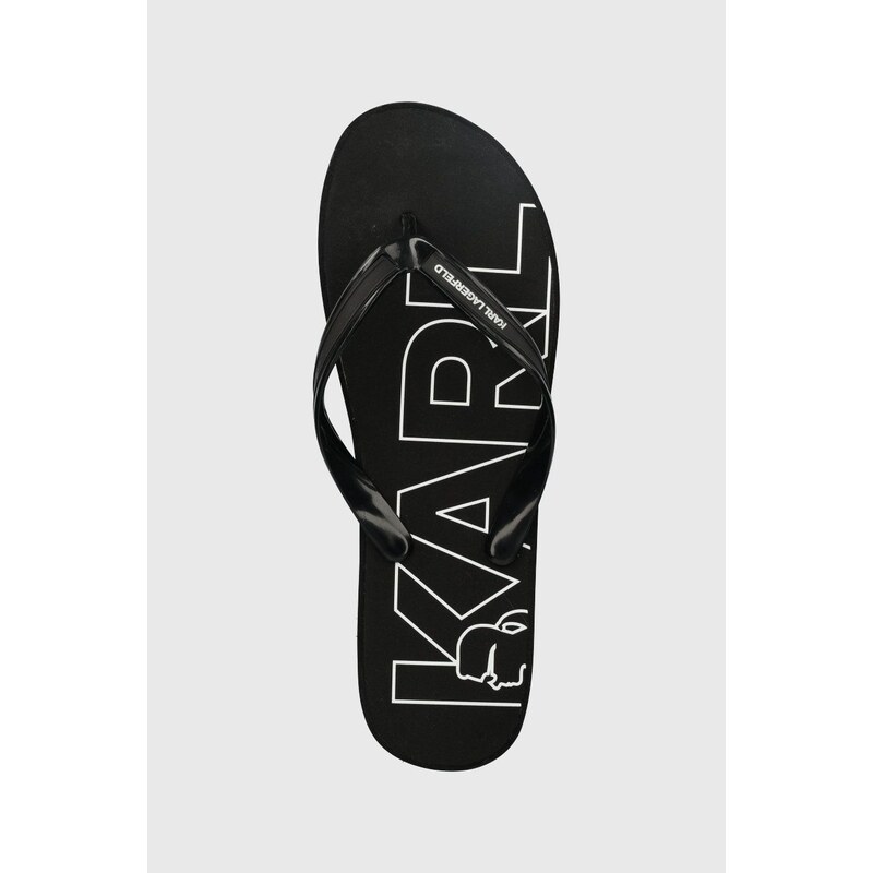Σαγιονάρες Karl Lagerfeld Kosta Mns χρώμα: μαύρο