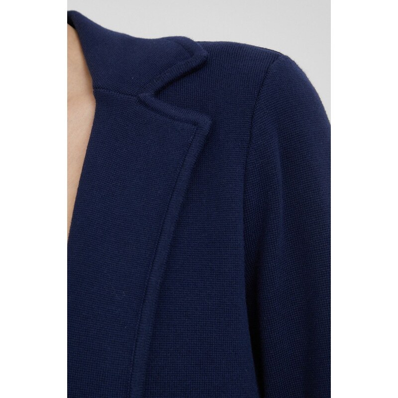 Σακάκι Lauren Ralph Lauren χρώμα: ναυτικό μπλε,