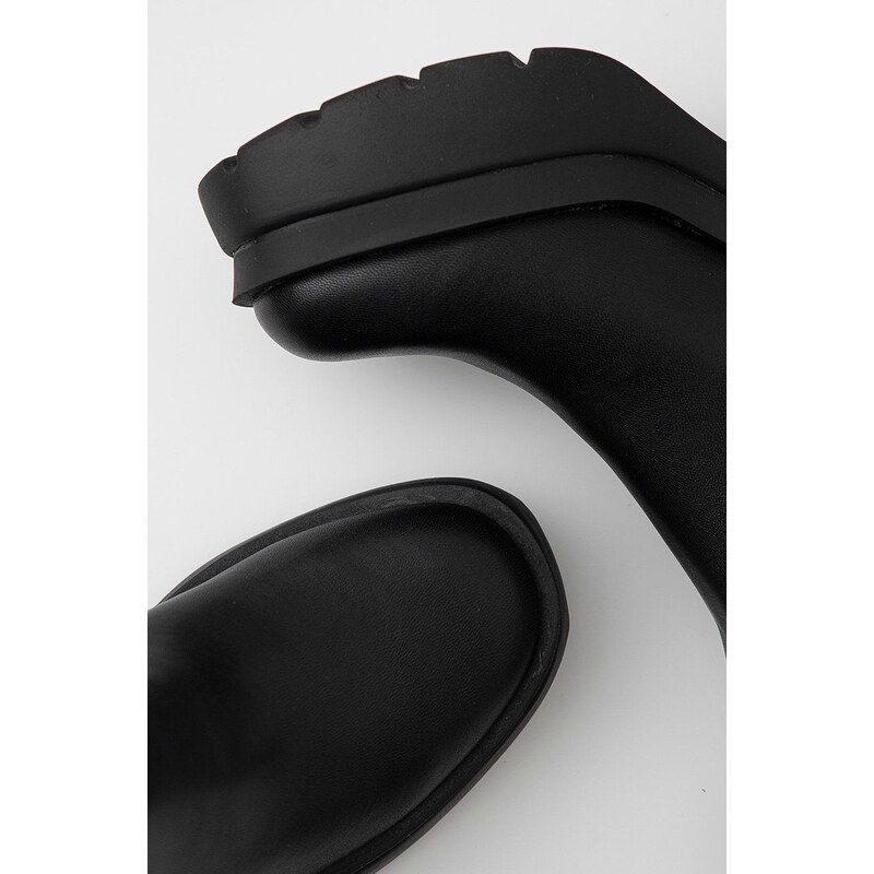 Μπότες τσέλσι Guess Vaneta χρώμα: μαύρο