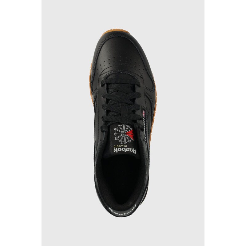 Δερμάτινα αθλητικά παπούτσια Reebok Classic GY0954 CLASSIC LEATHER χρώμα: μαύρο GY0954.100008493
