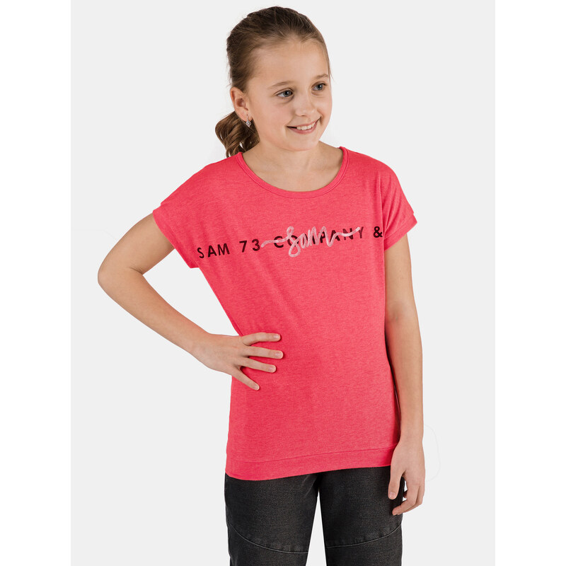 Κοριτσιών Sam 73 Kids T-shirt Pink