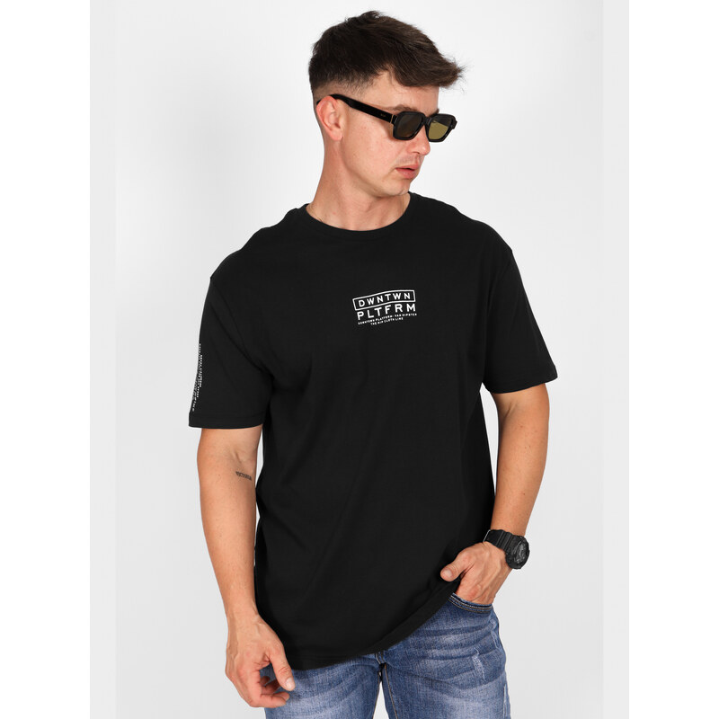VAN HIPSTER T-Shirt Ανδρικό Με Τύπωμα - Μαύρο - 001002