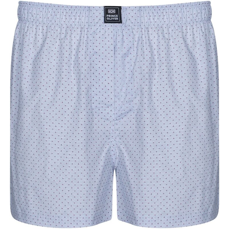 Prince Oliver UNISEX Σετ Premium Woven Cotton Boxer 3 Τεμ. MultiColor (Relax Fit) SPECIAL PRICE