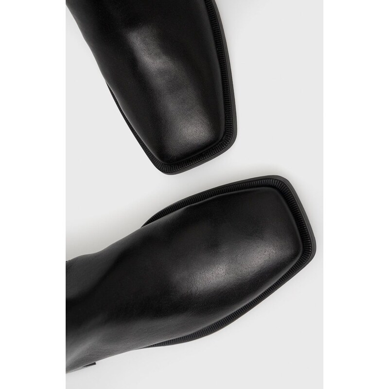 Δερμάτινες μπότες Vagabond Shoemakers Shoemakers Blanca γυναικείες, χρώμα: μαύρο