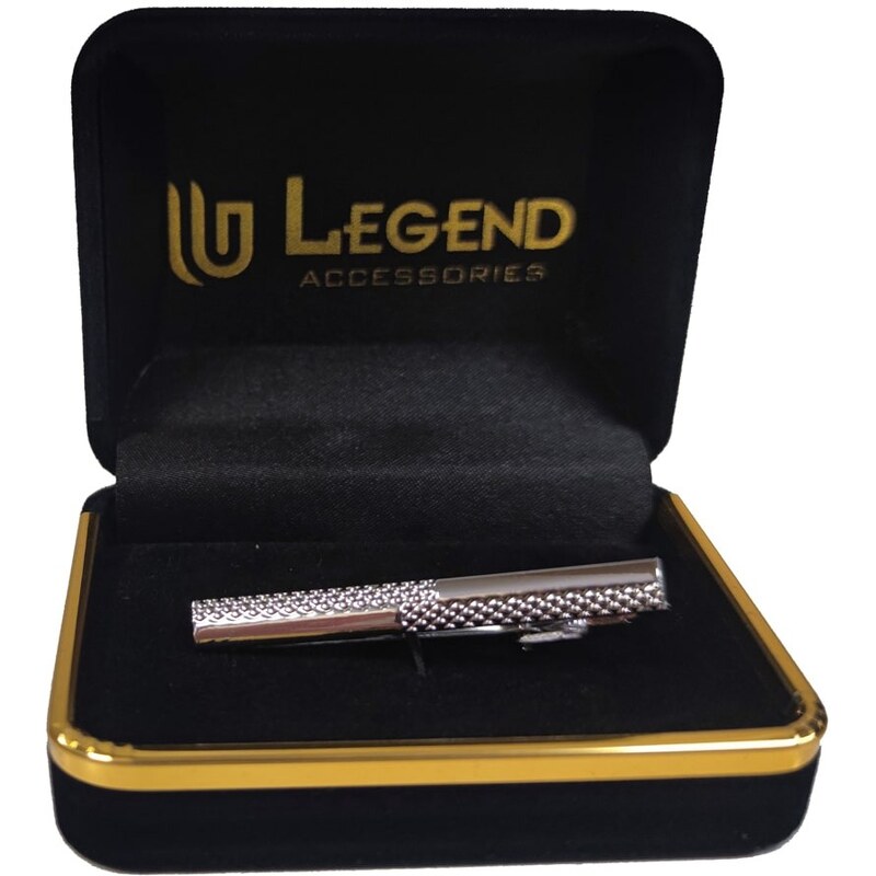 Legend - LGTC-Τ504 - Tie Clip - Silver - Αξεσουάρ Κλιπ Γραβάτας