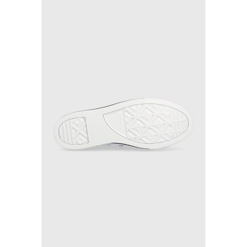 Παιδικά δερμάτινα πάνινα παπούτσια Converse Chuck Taylor All Star Eva Lift χρώμα: άσπρο