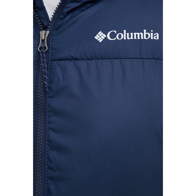 Μπουφάν Columbia Puffect Hooded Jacket χρώμα: ναυτικό μπλε, 2008413
