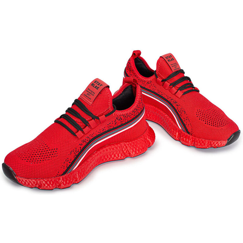 BELTIPO Ανδρικά Παπούτσια sneakers κόκκινα υφασμάτινα