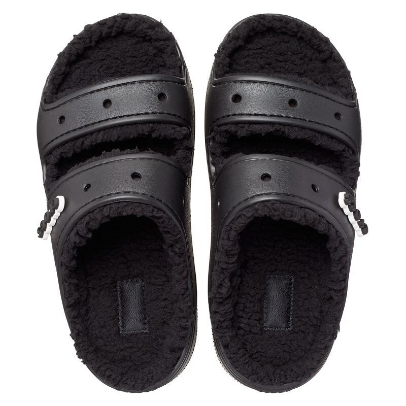 CROCS Classic Cozzzy Sandal - Black/Black