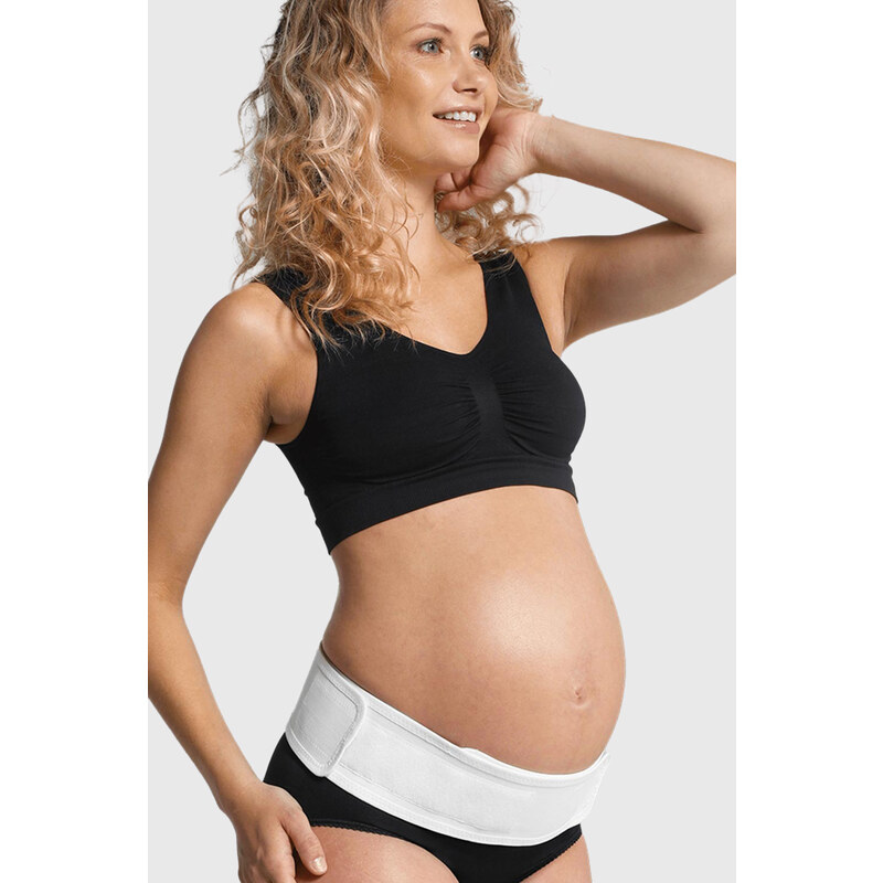Carriwell Υποστηρικτική ρυθμιζόμενη ζώνη εγκυμοσύνης κάτω από την κοιλιά Ι λευκό