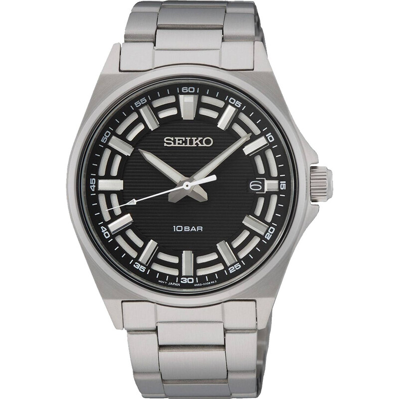 SEIKO Racing Sports - SUR505P1, Silver case with Stainless Steel Bracelet