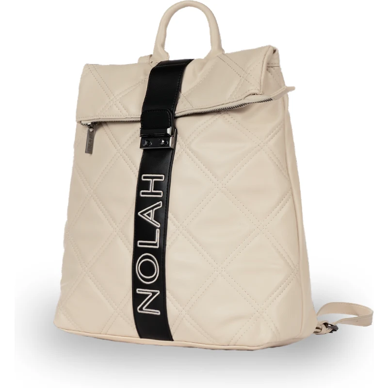 NOLAH ΣΑΚΙΔΙΟ ΠΛΑΤΗΣ LOVELY ΛΕΥΚΟ/ΜΑΥΡΟ