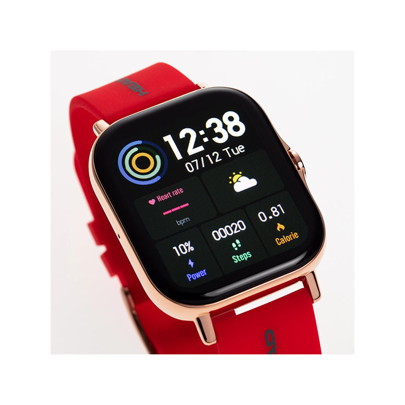 Head Smartwatch Los Angeles Red Silicone