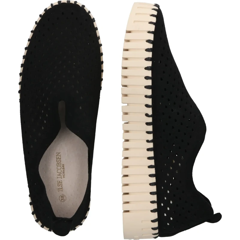 ILSE JACOBSEN Slip-on 'Tulip' μαύρο