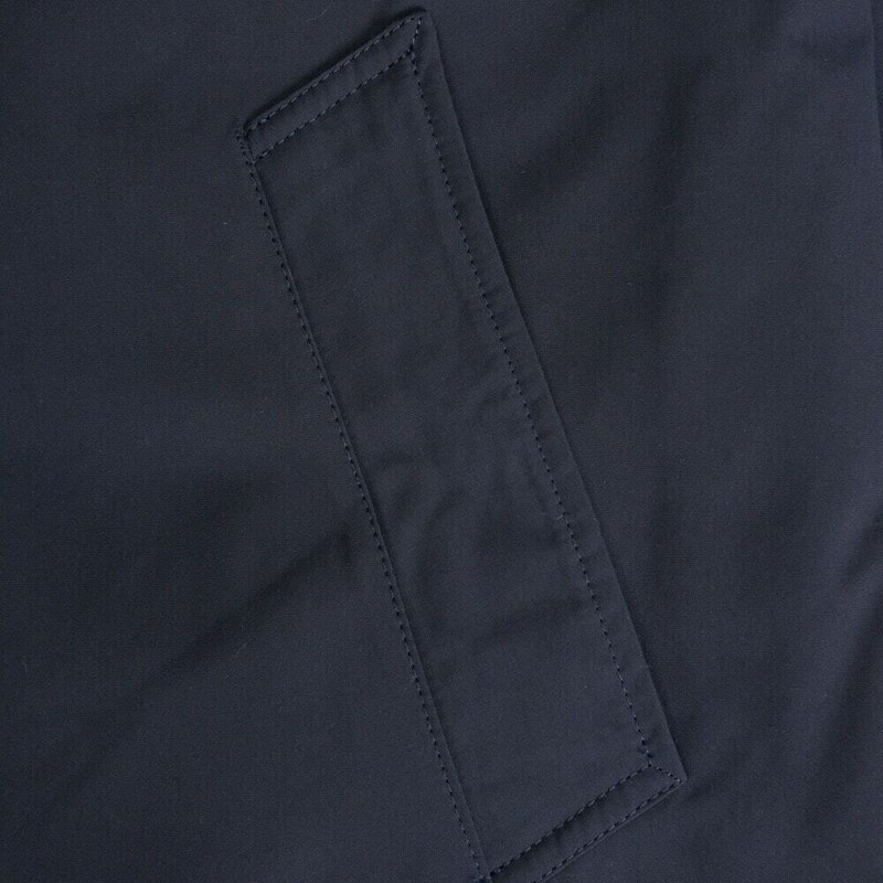 Prince Oliver Winter Technical Fabric Καμπαρντίνα Μπλε Σκούρο (Modern Fit)