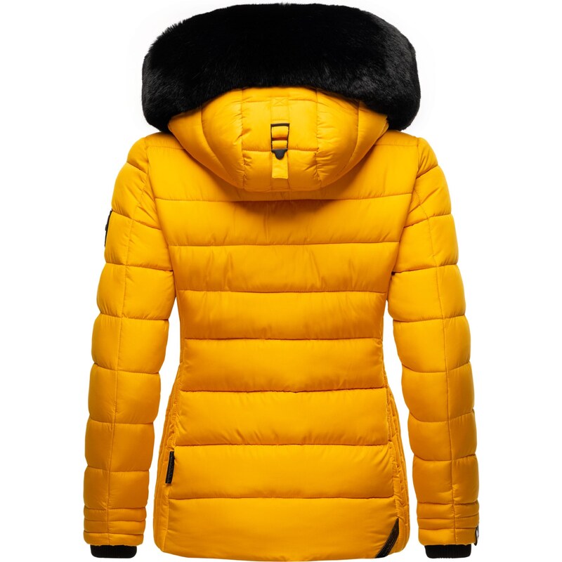 MARIKOO Χειμερινό μπουφάν 'Qesraa' κίτρινο