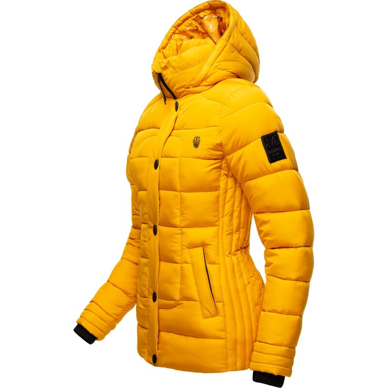 MARIKOO Χειμερινό μπουφάν 'Qesraa' κίτρινο