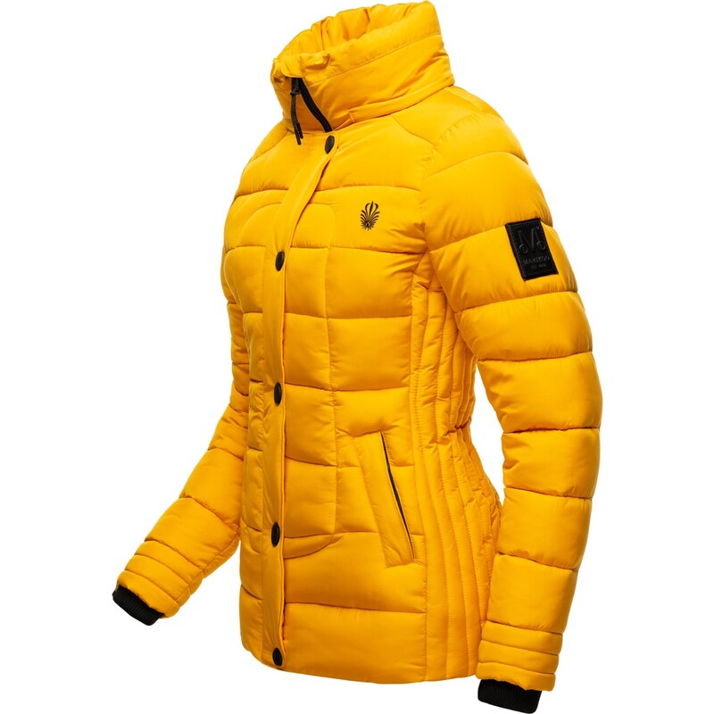MARIKOO Χειμερινό μπουφάν 'Qesraa' κίτρινο