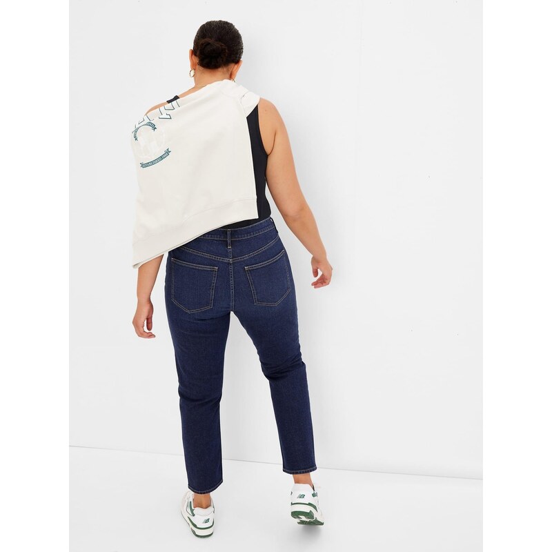 GAP Μπλε High Rise Vintage Slim Jean Παντελόνι με Washwell