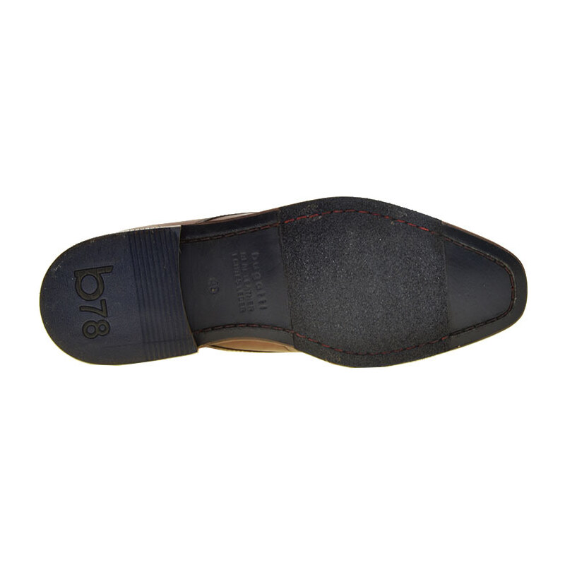Ανδρικά παπούτσια BUGATTI 311-A5Q05-1000 6300 COGNAC ταμπά δέρμα