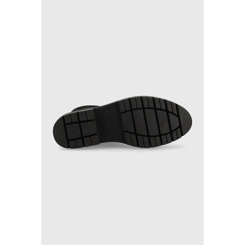 Ουέλλινγκτον Tommy Hilfiger Rain Boot Ankle χρώμα: μαύρο