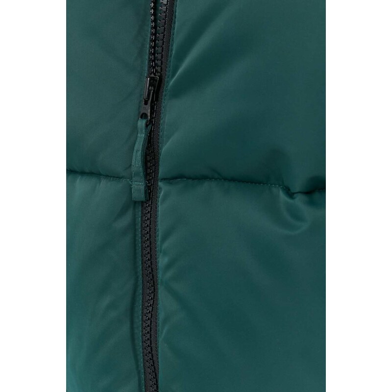 Μπουφάν Abercrombie & Fitch χρώμα: πράσινο