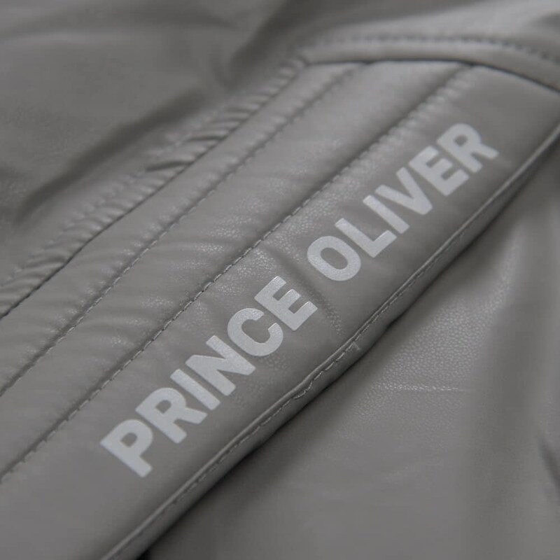 Prince Oliver Water Repellent Hooded Jacket Γκρι (Modern Fit)