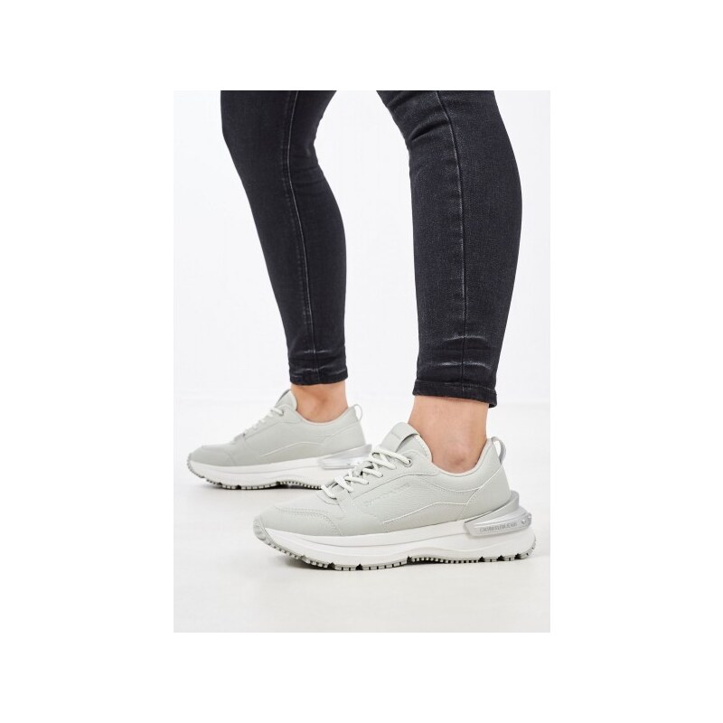 Γυναικεία Παπούτσια Casual Chunky.Run Γκρι ECOleather Calvin Klein