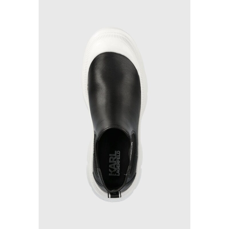 Μπότες τσέλσι Karl Lagerfeld Kl43530 Trekka Max χρώμα: μαύρο KL43530 F3KL43530