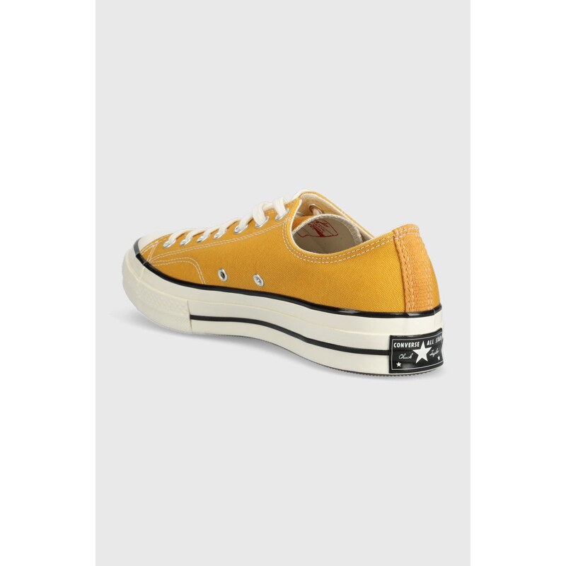 Πάνινα παπούτσια Converse χρώμα κίτρινο 162063C