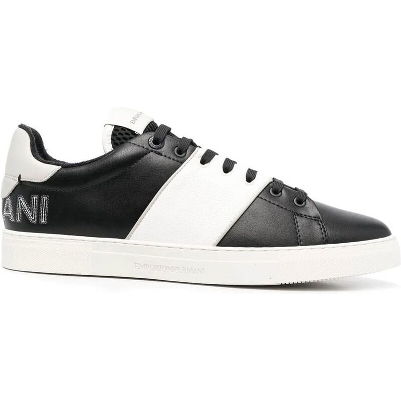 EMPORIO ARMANI Sneakers X4X597XN603 S174 black+off whi+l.grey