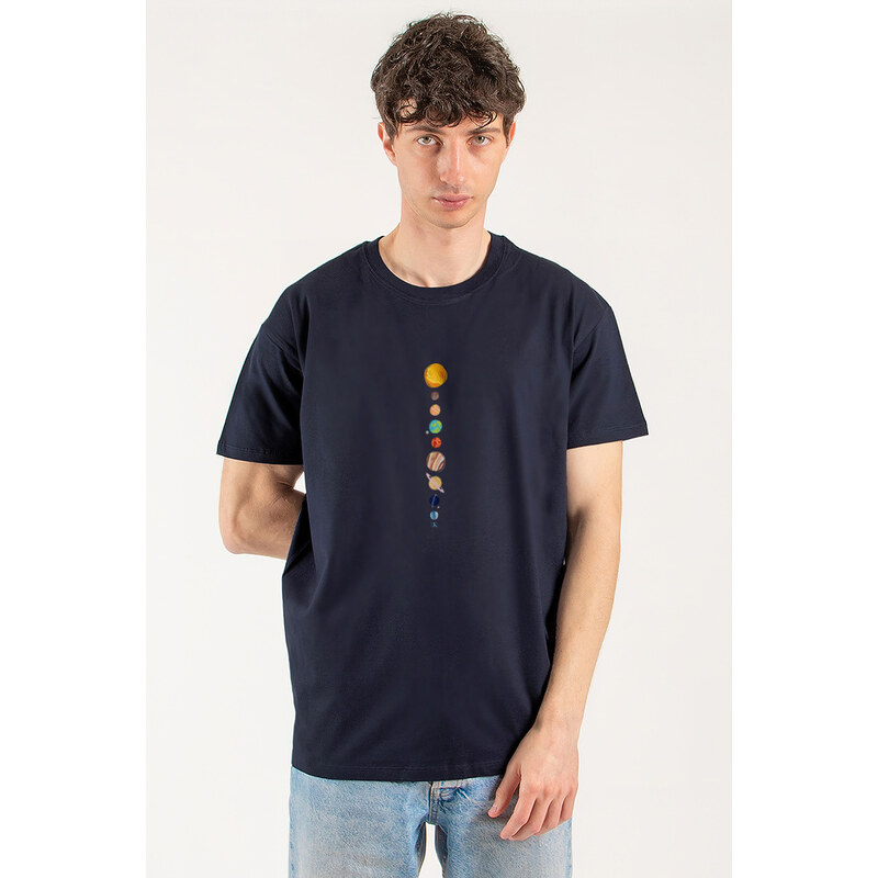 UnitedKind Solar System, T-Shirt σε μπλε χρώμα