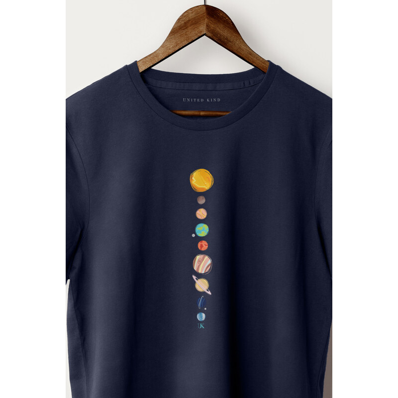 UnitedKind Solar System, T-Shirt σε μπλε χρώμα