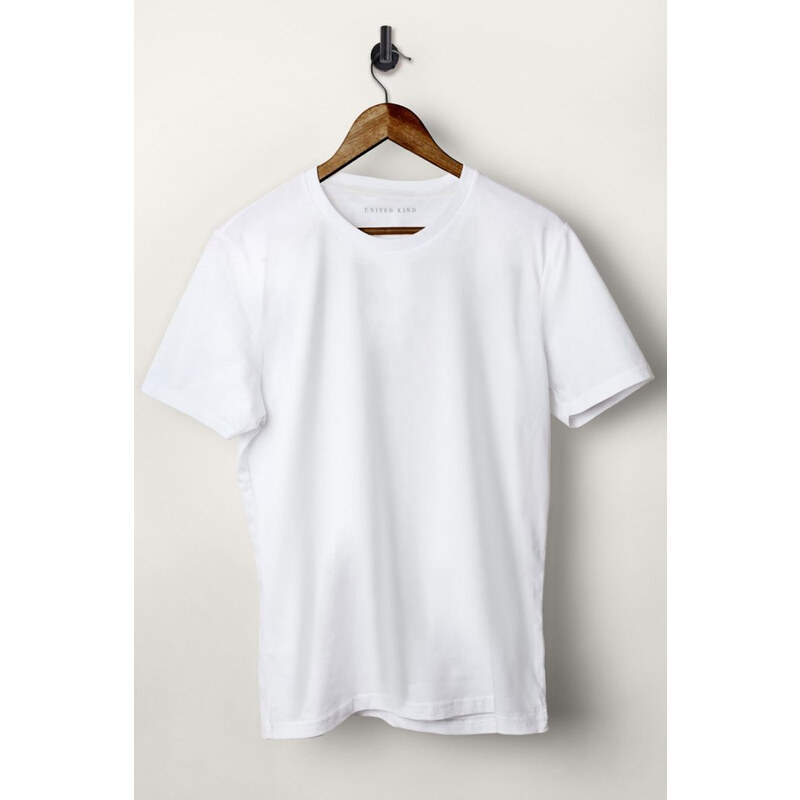 UnitedKind 3 Pack Heavy cotton regular fit t-shirt with crew neck, T-Shirt σε λευκό χρώμα