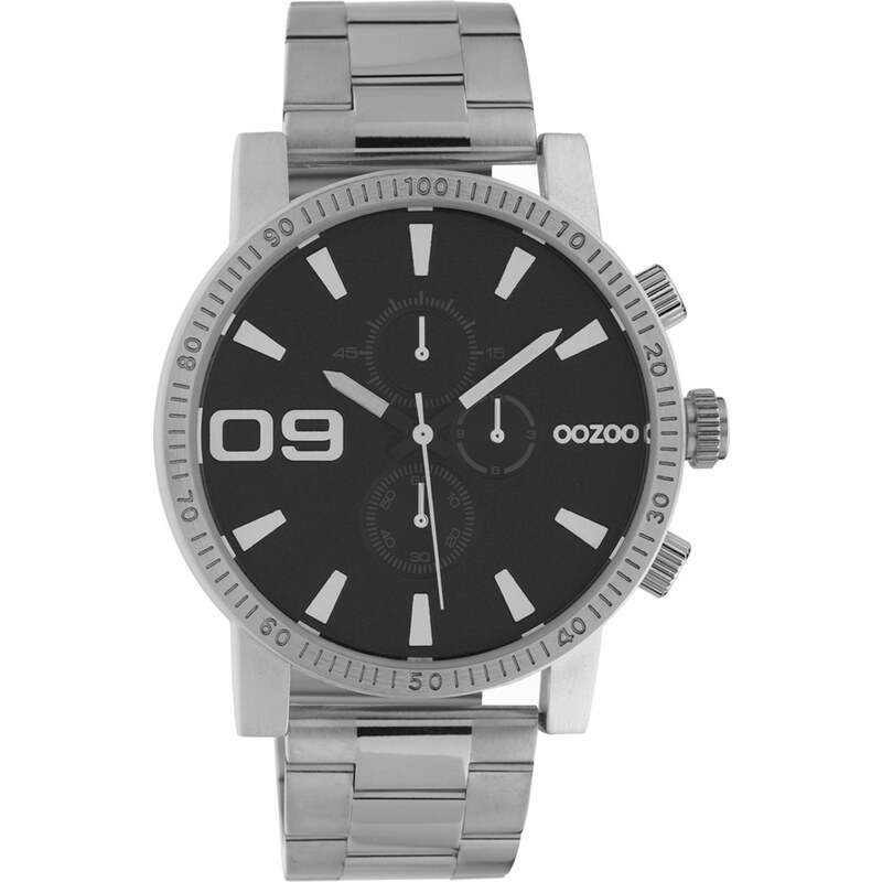 OOZOO Timepieces - C10706, Silver case with Stainless Steel Bracelet