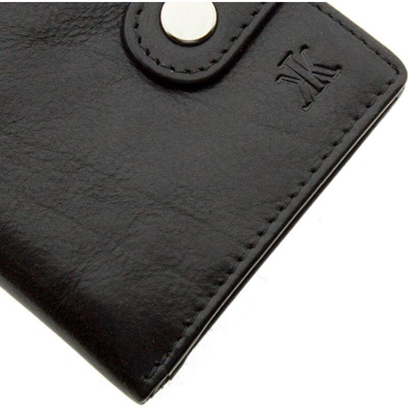 Δερμάτινο πορτοφόλι κερμάτων Kappa 4404-Μαύρο